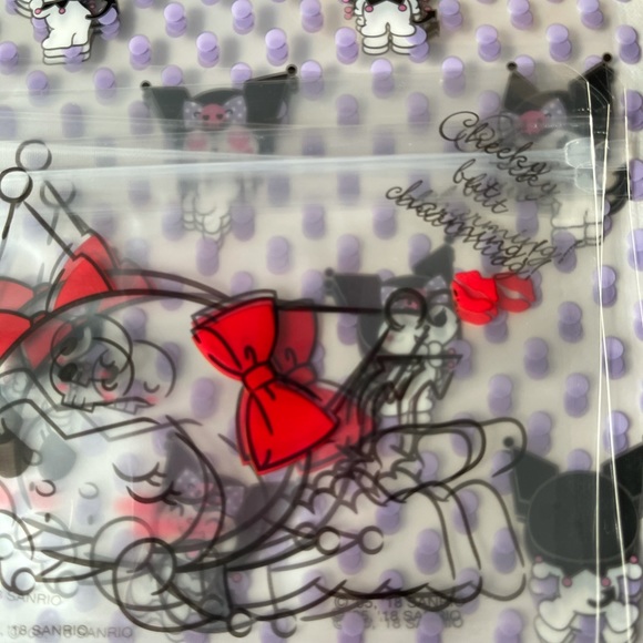 KUROMI-Imported (NWT) Reusable Zipped Plastic Bags - Picture 8 of 9
